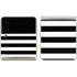 White and Black Stripes Galaxy Z Flip3 5G Skin